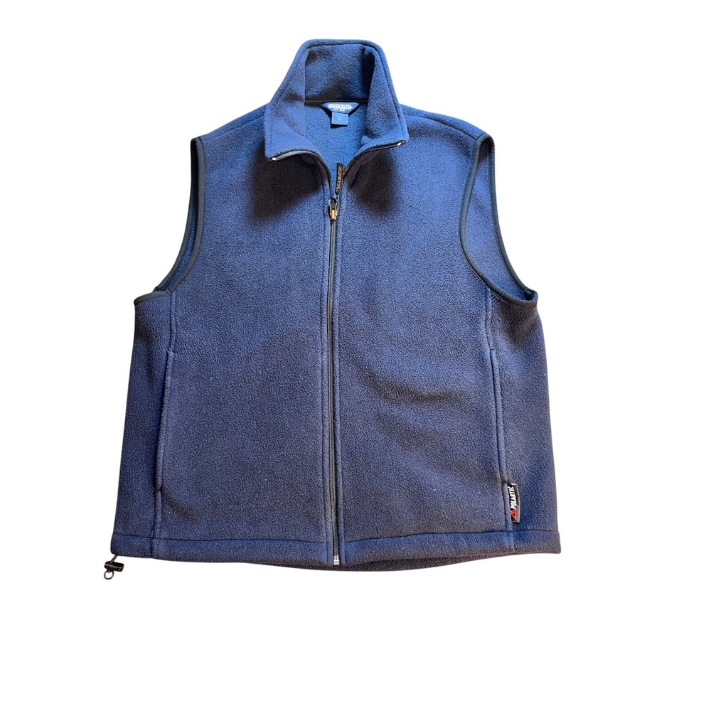 Woolrich Navy Blue Fleece Zip-Up Vest